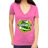 Tultex 214 - Ladies' Slim Fit Fine Jersey V-Neck Thumbnail