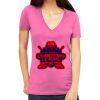 Tultex 214 - Ladies' Slim Fit Fine Jersey V-Neck Thumbnail