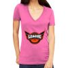 Tultex 214 - Ladies' Slim Fit Fine Jersey V-Neck Thumbnail