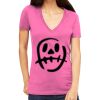Tultex 214 - Ladies' Slim Fit Fine Jersey V-Neck Thumbnail