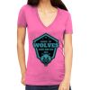 Tultex 214 - Ladies' Slim Fit Fine Jersey V-Neck Thumbnail