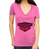 Tultex 214 - Ladies' Slim Fit Fine Jersey V-Neck Thumbnail