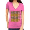 Tultex 214 - Ladies' Slim Fit Fine Jersey V-Neck Thumbnail