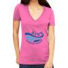 Tultex 214 - Ladies' Slim Fit Fine Jersey V-Neck Thumbnail