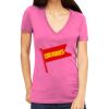 Tultex 214 - Ladies' Slim Fit Fine Jersey V-Neck Thumbnail