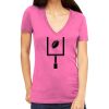 Tultex 214 - Ladies' Slim Fit Fine Jersey V-Neck Thumbnail