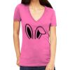 Tultex 214 - Ladies' Slim Fit Fine Jersey V-Neck Thumbnail