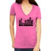 Tultex 214 - Ladies' Slim Fit Fine Jersey V-Neck Thumbnail
