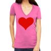 Tultex 214 - Ladies' Slim Fit Fine Jersey V-Neck Thumbnail