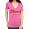 Tultex 214 - Ladies' Slim Fit Fine Jersey V-Neck Thumbnail