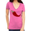 Tultex 214 - Ladies' Slim Fit Fine Jersey V-Neck Thumbnail