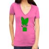Tultex 214 - Ladies' Slim Fit Fine Jersey V-Neck Thumbnail