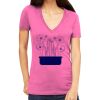 Tultex 214 - Ladies' Slim Fit Fine Jersey V-Neck Thumbnail