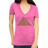 Tultex 214 - Ladies' Slim Fit Fine Jersey V-Neck Thumbnail