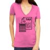 Tultex 214 - Ladies' Slim Fit Fine Jersey V-Neck Thumbnail