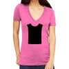 Tultex 214 - Ladies' Slim Fit Fine Jersey V-Neck Thumbnail