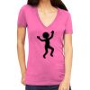 Tultex 214 - Ladies' Slim Fit Fine Jersey V-Neck Thumbnail
