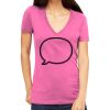 Tultex 214 - Ladies' Slim Fit Fine Jersey V-Neck Thumbnail