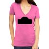 Tultex 214 - Ladies' Slim Fit Fine Jersey V-Neck Thumbnail