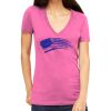 Tultex 214 - Ladies' Slim Fit Fine Jersey V-Neck Thumbnail