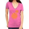Tultex 214 - Ladies' Slim Fit Fine Jersey V-Neck Thumbnail
