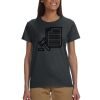 Gildan 100% Cotton Ladies T-Shirt Thumbnail